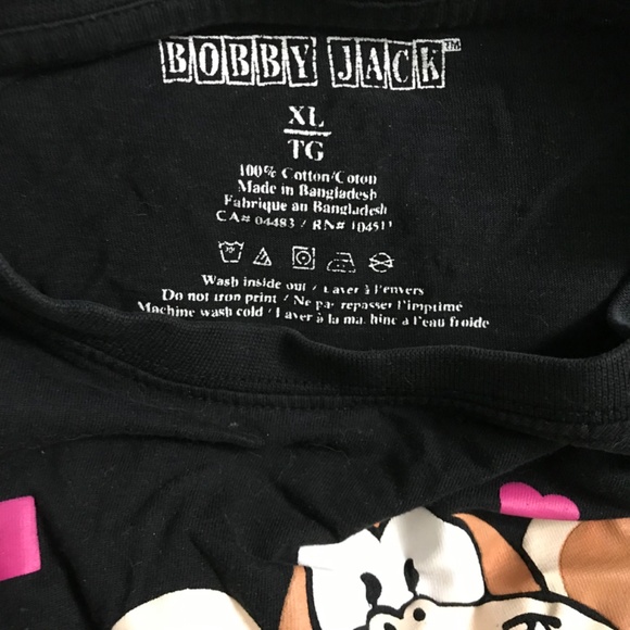 Y2K Bobby Jack 100% Cotton Girls XL/Women's S I Love Fridays Shirt Monkey - Picture 3 of 4